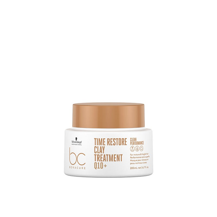 Schwarzkopf BC TIME RESTORE Q10+ Clay Treatment 200 ml