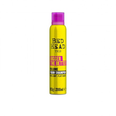 Tigi Bed Head Bigger The Better Volume Foam Shampoo 200 ml