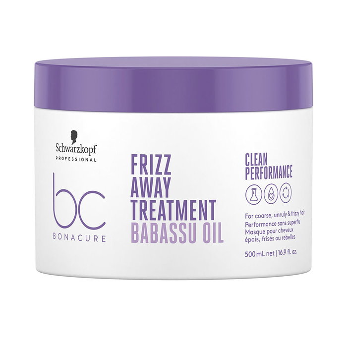 Schwarzkopf BC FRIZZ AWAY Treatment Antiencrespamiento 500 ml - Control del Frizz hasta 72 Horas para Cabello Rebelde Schwarzkopf BC FRIZZ AWAY Treatment Antiencrespamiento 500 ml - Control del Frizz hasta 72 Horas para Cabello Rebelde