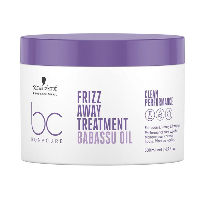 Schwarzkopf BC FRIZZ AWAY Treatment Antiencrespamiento 500 ml - Control del Frizz hasta 72 Horas para Cabello Rebelde Schwarzkopf BC FRIZZ AWAY Treatment Antiencrespamiento 500 ml - Control del Frizz hasta 72 Horas para Cabello Rebelde