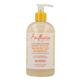 Shea Moisture Coconut Custard Make It Last Wash N'Go Shampoo 384ml