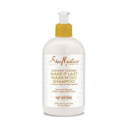 Shea Moisture Coconut Custard Make It Last Wash N'Go Shampoo 384ml