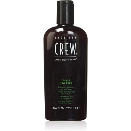 American Crew 3-in-1 Tea Tree Champú, Acondicionador y Gel de Ducha American Crew 3-in-1 Tea Tree Champú, Acondicionador y Gel de Ducha