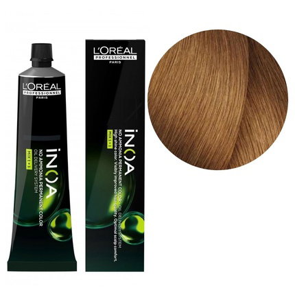L'Oréal Professionnel Paris INOA 8.34 Rubio Claro Dorado Cobrizo 60 g