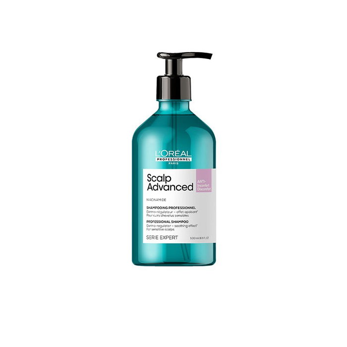 L'Oreal Champú Scalp Advanced para Cuero Cabelludo Sensible 500ml L'Oreal Champú Scalp Advanced para Cuero Cabelludo Sensible 500ml