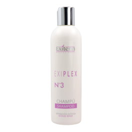 Exitenn Exiplex N°3 Reparacion Intensa Champu 250 ml para cabello teñido, decolorado o dañado