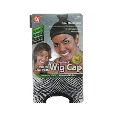 Beauty Town Gorro de Red Open Top para Pelucas Negro