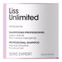 L'Oréal Professionnel Paris LISS UNLIMITED Champú Alisador Intenso Antiencrespamiento 300 ml - Para Cabello Rebelde, con Pro-Keratina, Aceite de Kukui y Onagra