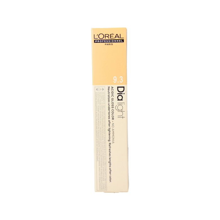 L'Oréal Professionnel Paris DIA LIGHT 9,3 Rubio Muy Claro Dorado 50 ml L'Oréal Professionnel Paris DIA LIGHT 9,3 Rubio Muy Claro Dorado 50 ml