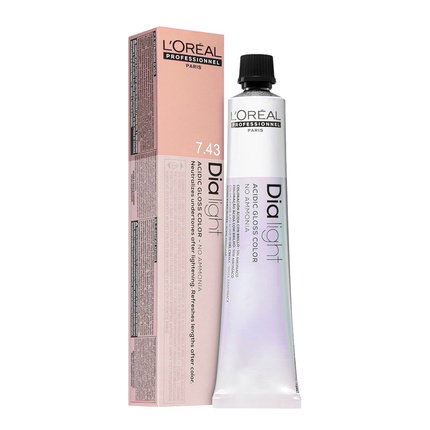 L'Oréal Professionnel Paris Dia Light 7,43 Rubio Cobrizo Dorado 50 ml