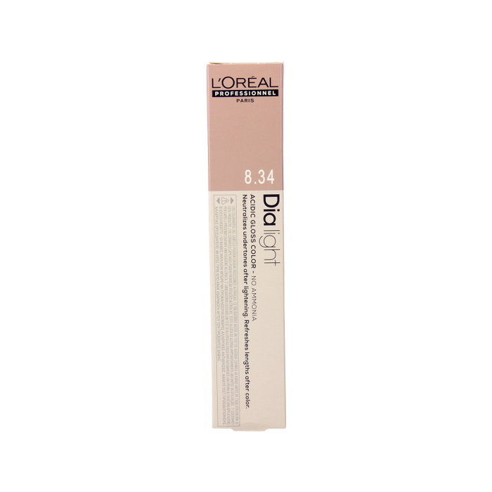 L'Oréal Professionnel Paris Dia Light 8.34 Rubio Claro Dorado Cobrizo L'Oréal Professionnel Paris Dia Light 8.34 Rubio Claro Dorado Cobrizo