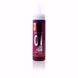 Salerm LISS FOAM Light Hold Straightening Mousse 200 ml - Espuma Alisadora con Protección Térmica para Todo Tipo de Cabello