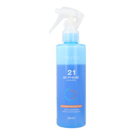 Salerm Acondicionador Spray Salerm 21 Doble Fase UV 190 ml, Tratamiento Capilar Sin Aclarado, Hidrata y Protege, Facilita el Desenredo