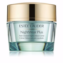 Estée Lauder NIGHTWEAR PLUS anti-oxidant night detox creme, Crema de noche desintoxicante antioxidante para todo tipo de pieles, 50 ml