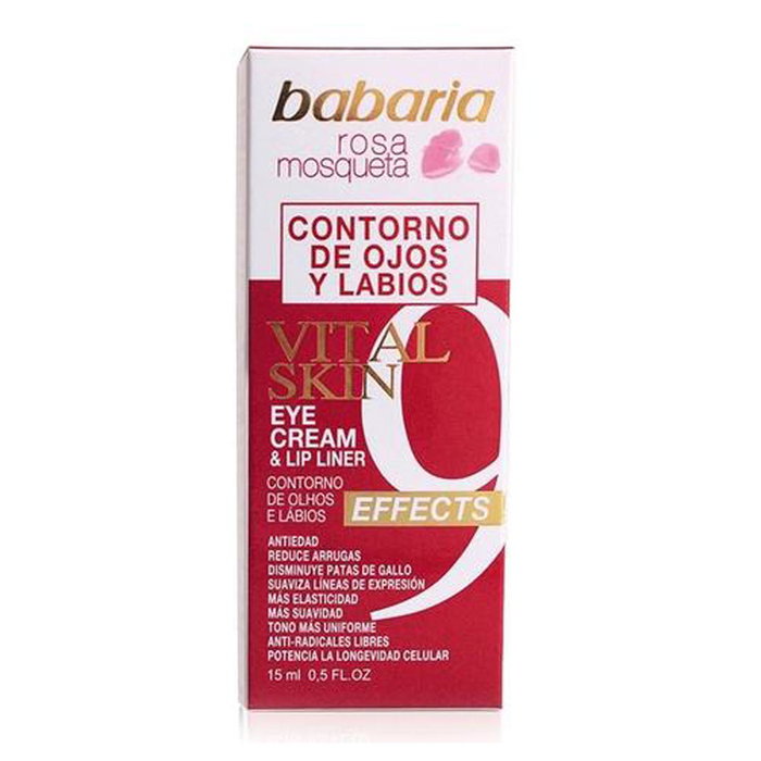 Babaria Rosa Mosqueta Vital Skin 9 Contorno de Ojos y Labios 15 ml Babaria Rosa Mosqueta Vital Skin 9 Contorno de Ojos y Labios 15 ml