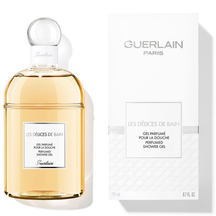 GUERLAIN Le Délice de Bain Gel de Ducha Perfumado - Gel de Baño Espuma Untuosa para Mujer - 200 ml