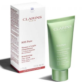 Clarins Mascarilla Sos Pure Reequilibrante para Piel Grasa y Mixta