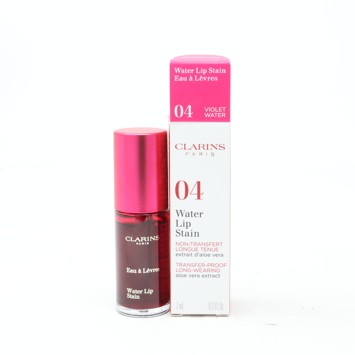 Clarins Water Lip Stain - Lápiz Labial Agua Tono 04 Water Violet 7 ml