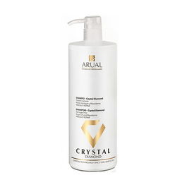 Arual Champú Crystal Diamond 1000ml con Aceite de Argán y Macadamia para Cabello Debilitado y Quebradizo