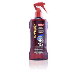 Babaria Aceite Solar Monoï de Tahiti Spray SPF15 Protector Corporal 300 ml