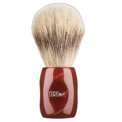 EUROSTIL Brocha de afeitar de pelo caballo/cerdo 24mm rojo EUROSTIL Brocha de afeitar de pelo caballo/cerdo 24mm rojo