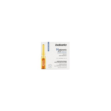 Babaria Ácido Hialurónico Ampollas Hidratación Intensiva 5 x 2 ml