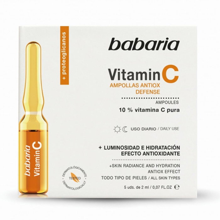 Babaria VITAMIN C antiox defense ampollas 5 x 2 ml Babaria VITAMIN C antiox defense ampollas 5 x 2 ml