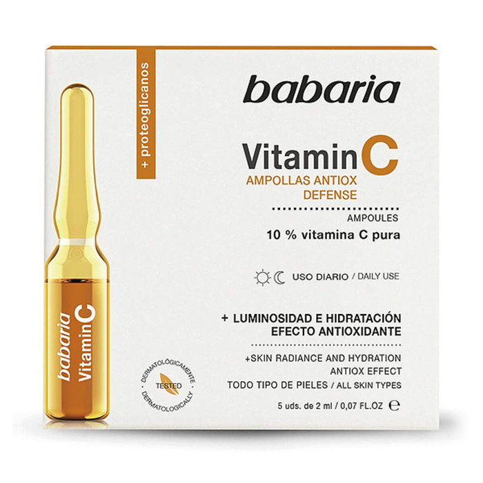 Babaria VITAMIN C antiox defense ampollas 5 x 2 ml Babaria VITAMIN C antiox defense ampollas 5 x 2 ml