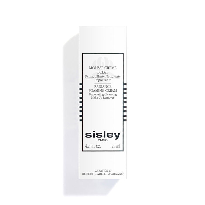 Sisley Mousse Crème Éclat 125 ml - Desmaquillante Limpiador Facial en Espuma - Para Todo Tipo de Piel - Con Extractos de Peonía y Ginkgo para Piel Radiante