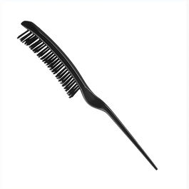 EuroStil Cepillo Crepar Curvado Nylon Negro