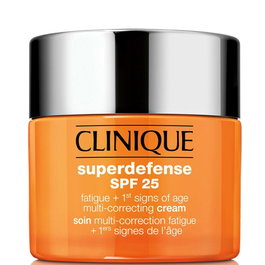 Clinique Superdefense Protector Solar Facial SPF 25 Antiedad para Mañana y Noche Crema Hidratante 50 ml