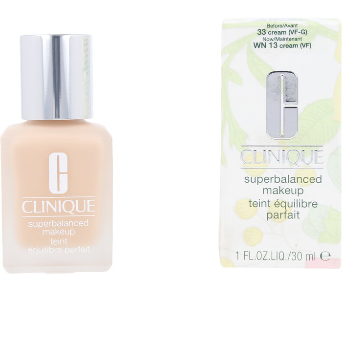 Clinique SUPERBALANCED Teint Équilibre Parfait Base de Maquillaje #33-Cream para Piel Mixta, Libre de Aceites, 20 ml