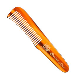 Eurostil Peine Concha Mango Largo 11 cm para Barba y Bigote