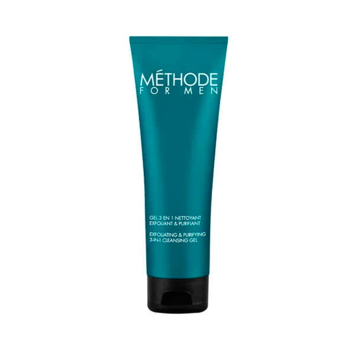 Jeanne Piaubert MÉTHODE FOR MEN Gel 3en1 Nettoyant Exfoliant&Purifiant 125 ml