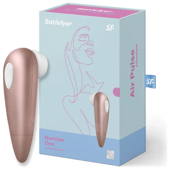 Satisfyer Vibrador Satisfyer 1 Next Generation Estimulador de Succión del Clítoris Sin Contacto Oro Rosa, Resistente al Agua, 11 Programas, Incluye Modo Susurro