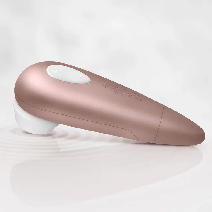 Satisfyer Vibrador Satisfyer 1 Next Generation Estimulador de Succión del Clítoris Sin Contacto Oro Rosa, Resistente al Agua, 11 Programas, Incluye Modo Susurro