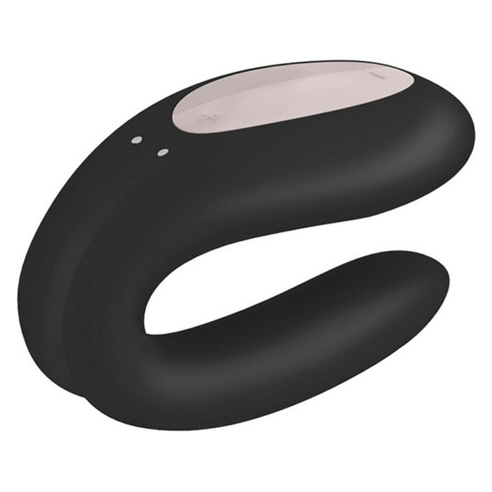 Satisfyer Double joy vibrador parejas negro negro