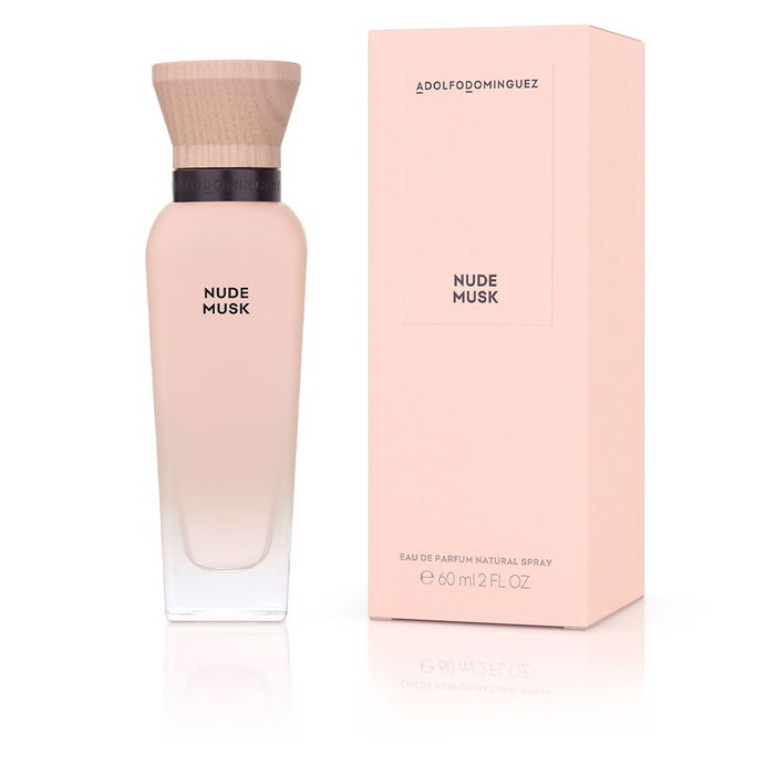 Adolfo Dominguez NUDE MUSK Eau de Parfum Vaporizador 60 ml Perfume Mujer Floral Amaderada