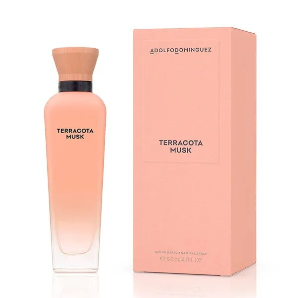 Adolfo Domínguez Terracota Musk Women Edp Eau de Parfum para Mujer, 120 mL Adolfo Domínguez Terracota Musk Women Edp Eau de Parfum para Mujer, 120 mL
