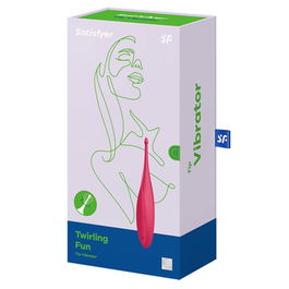 Satisfyer Twirling Fun Vibrador Rojo Amapola