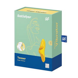 Satisfyer Vibrador Teaser Dedo Amarillo Fuerte para Mujer