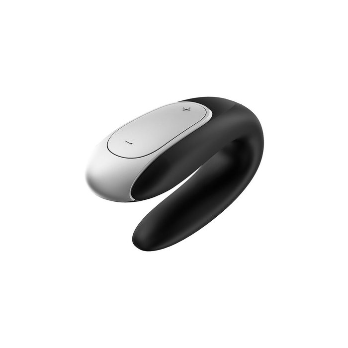 SATISFYER Double Fun Vibrador Parejas Negro Bluetooth SATISFYER Double Fun Vibrador Parejas Negro Bluetooth