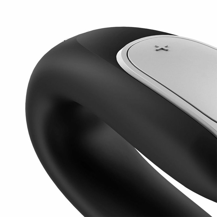 SATISFYER Double Fun Vibrador Parejas Negro Bluetooth SATISFYER Double Fun Vibrador Parejas Negro Bluetooth
