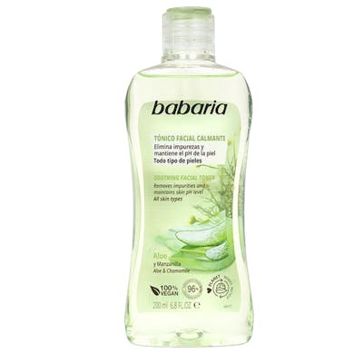 Babaria Tónico Facial Calmante Aloe Vera y Manzanilla Babaria Tónico Facial Calmante Aloe Vera y Manzanilla