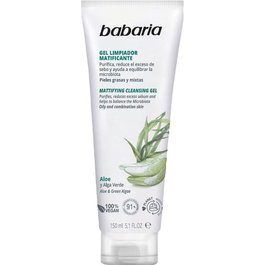 BABARIA Gel Limpiador Aloe Vera Piel Grasa Mixta 150 ml