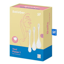Satisfyer Yoni power 1 Bolas Chinas Blanco