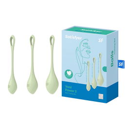 Satisfyer Yoni Power 2 Bolas Chinas Light Green