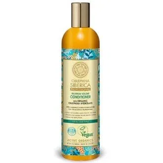 NATURA SIBERICA Acondicionador Oblepikha Hidratante Para Todo Tipo de Cabello 400 ml - Vegano, Volumen y Brillo NATURA SIBERICA Acondicionador Oblepikha Hidratante Para Todo Tipo de Cabello 400 ml - Vegano, Volumen y Brillo