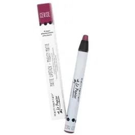 BEAUTY MADE EASY Lápiz de Labios Mate Cerise 6Gr con Aceites y Ceras Naturales Vegano Biodegradable Acabado Nude Brillo
