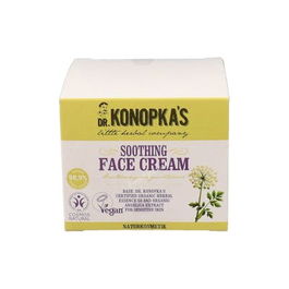 Dr. Konopka's Crema Facial Balsamica 50Ml. Vegan - Nutrición e hidratación para piel sensible, brillo saludable. Cosmos Natural.